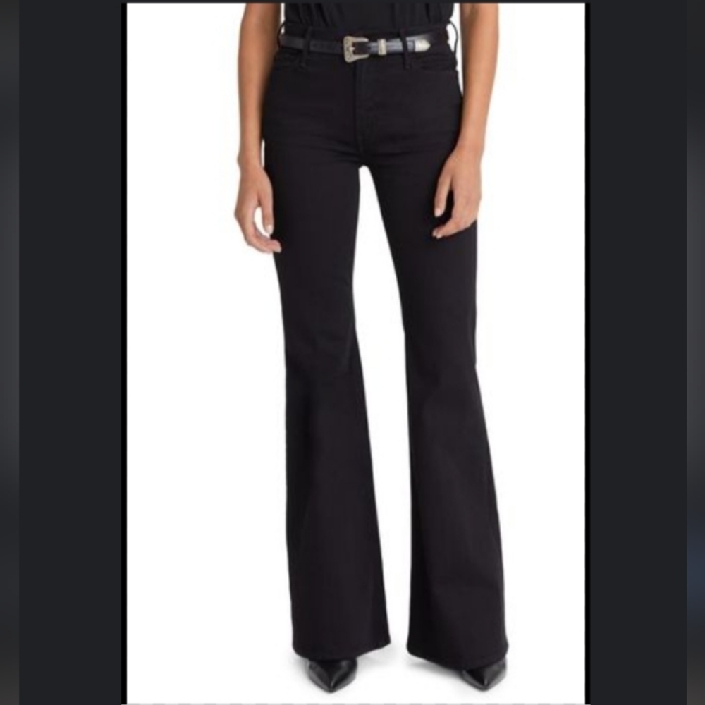 Jessica Simpson Daisy Flare Dark Wash Bohemian Hippie Retro Casual Jean 12